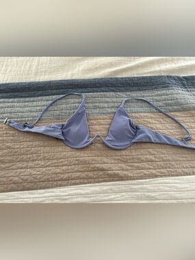 SHEIN Light Lavender Bikini Top